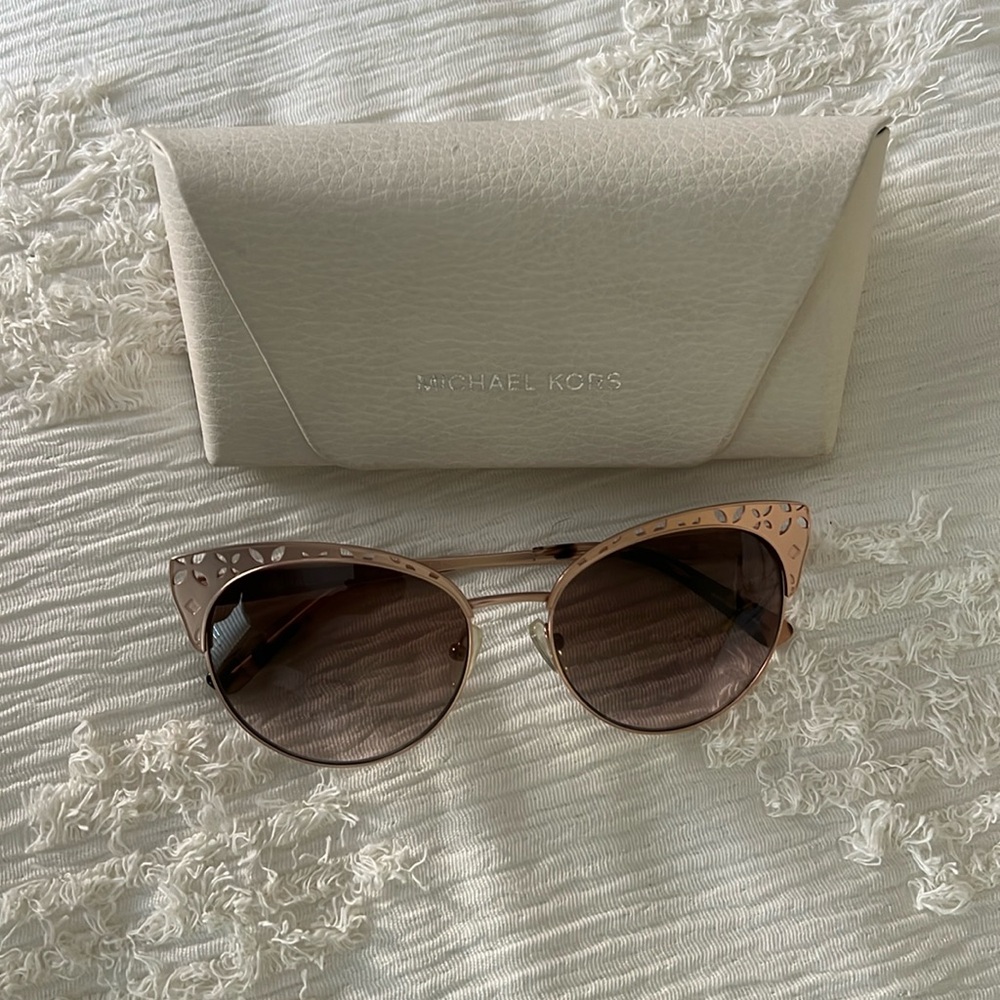 Rose gold Michael Kors sunglasses